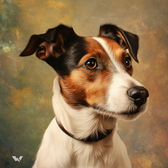 Pet Portraits - Digital painting on Canvas print