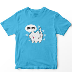 Cat Design Kids T Shirt