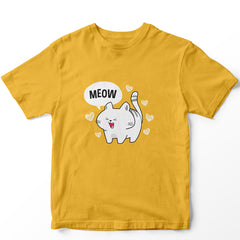 Cat Design Kids T Shirt